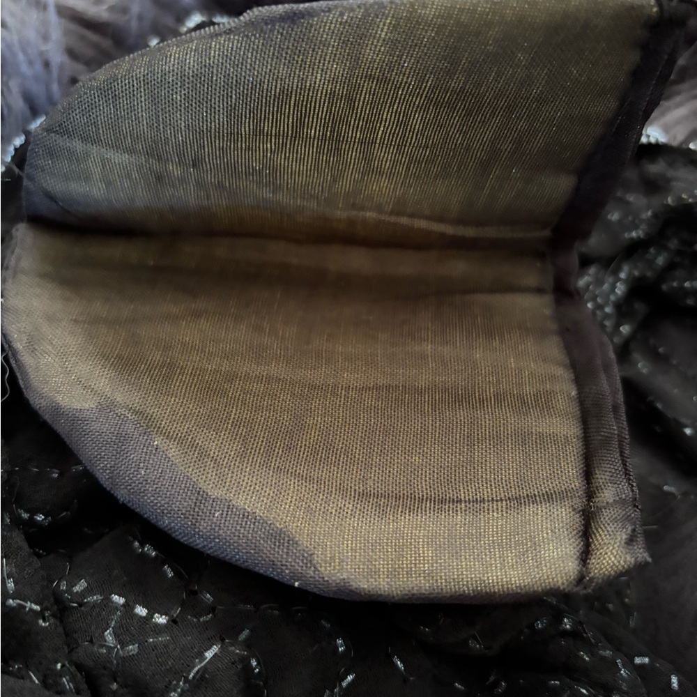 Black Sequin Embellished Blouse - image 8